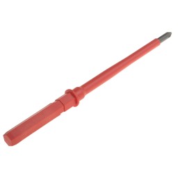 1 pcs - Wera Phillips Insulated Screwdriver Blade, PH1 Tip, 154 mm Blade, VDE/1000V, 154 mm Overall