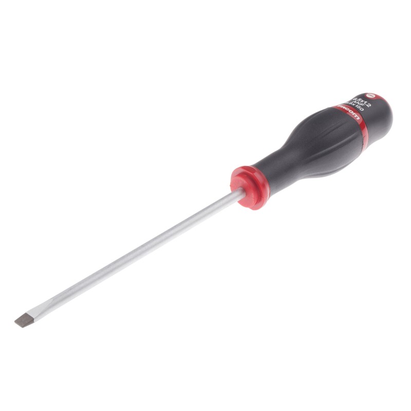 1 pcs - Facom Slotted Screwdriver, 6.5 x 1.2 mm Tip, 150 mm Blade, 270 mm Overall