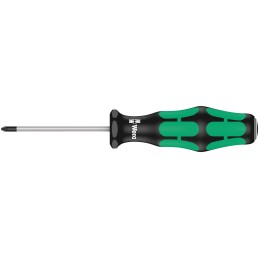 1 pcs - Wera Pozidriv Screwdriver, PZ0 Tip, 60 mm Blade, 141 mm Overall