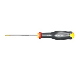 1 pcs - Facom Phillips Screwdriver, PH2 Tip, 100 mm Blade, 220 mm Overall