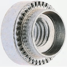 1 Bag of 100 - Hank Zinc plated & clear Passivated Steel Rivet Bush, M4