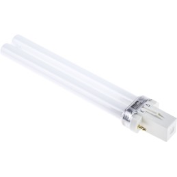 1 pcs - G23 Twin Tube Shape CFL Bulb, 9 W, 2700K, Warm White Colour Tone