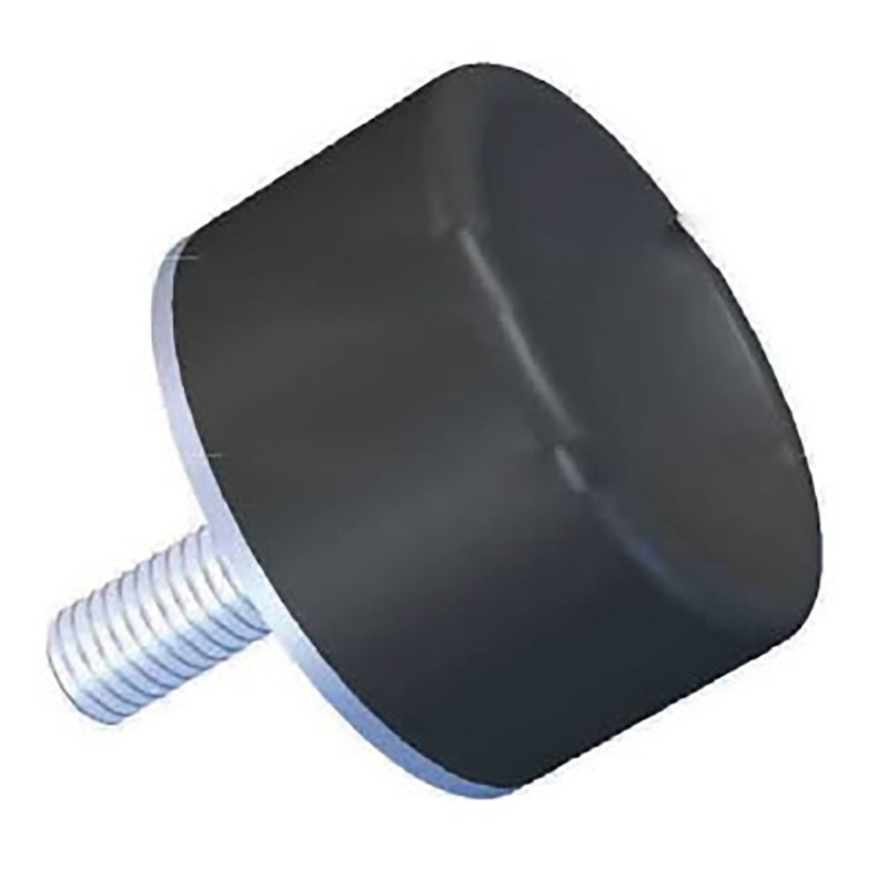 1 Bag of 8 - RS PRO M4 Anti Vibration Mount, Male Buffer Foot with 12kg Compression Load