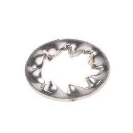 1 Bag of 100 - A4 316 Stainless Steel Internal Tooth Shakeproof Washer, M4, DIN 6798J