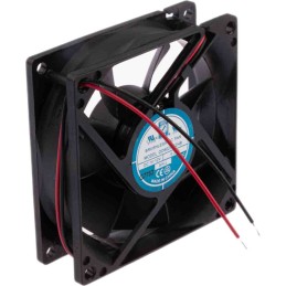 1 pcs - RS PRO Axial Fan, 12 V dc, DC Operation, 68m³/h, 1.8W, 180mA Max, 80 x 80 x 25mm