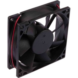 1 pcs - RS PRO Axial Fan, 12 V dc, DC Operation, 68m³/h, 1.8W, 180mA Max, 80 x 80 x 25mm