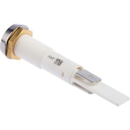 1 pcs - Arcolectric (Bulgin) Ltd Orange Indicator, 24V, 10mm Mounting Hole Size