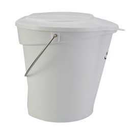 1 pcs - Plastic White Bucket Lid