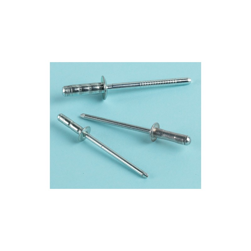 1 Bag of 100 - Avdel Carbon Steel Blind Rivet, 3.2mm