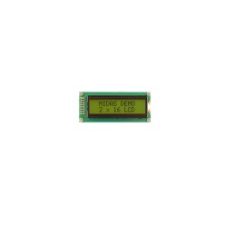 1 pcs - Midas MC21605B6W-SPTLY3.3-V2 LCD LCD Display, 2 Rows by 16 Characters