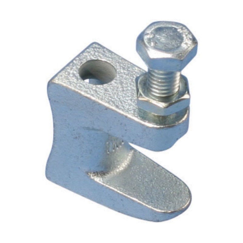 1 Box of 100 - nVent CADDY Galvanised Cast Iron Beam Clamp, 254.9kg Holding Weight, Fits Channel Size 18mm