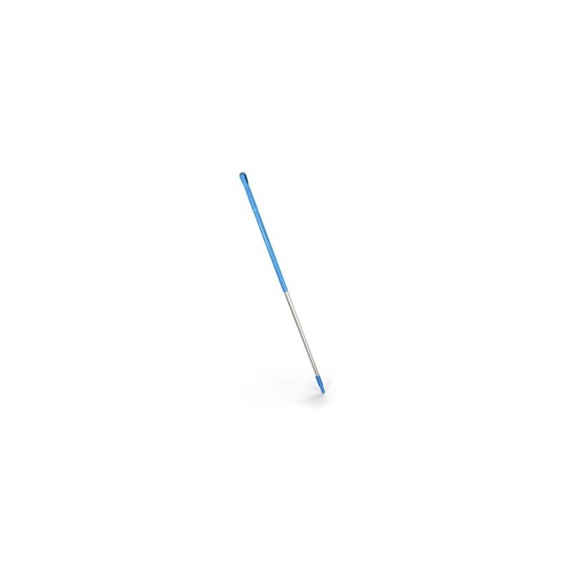 1 pcs - Vikan Blue Anodised Aluminium, Polypropylene Broom Handle, 1.51m, for use with Vikran Brooms, Vikran Squeegees