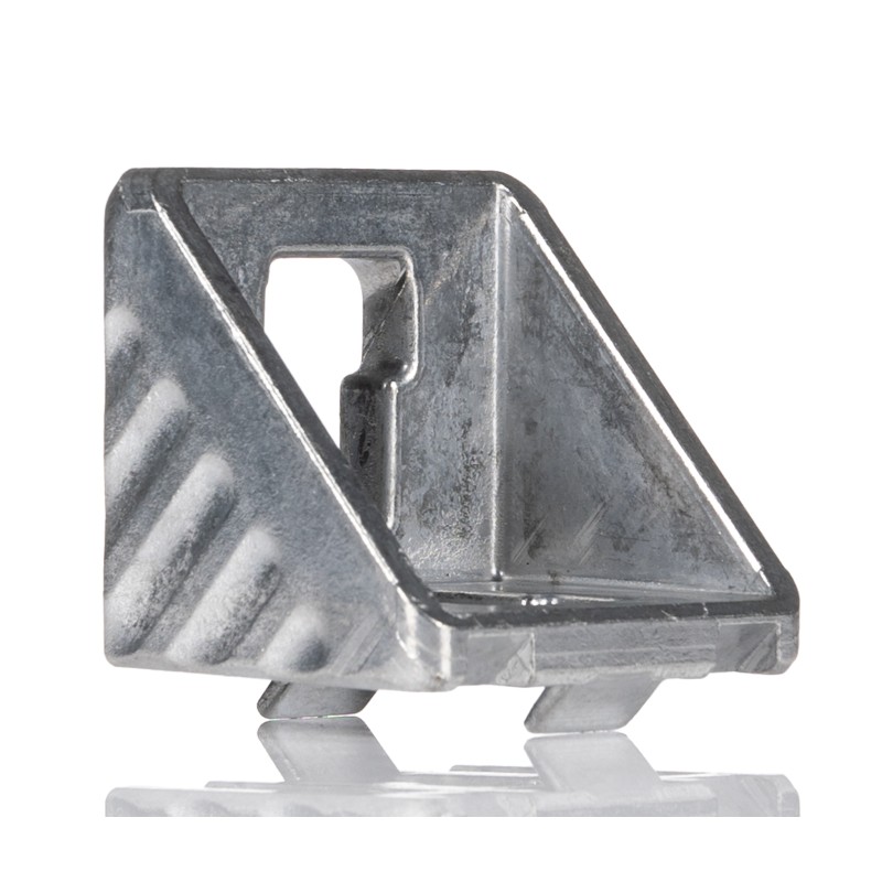 1 Box of 100 - Bosch Rexroth M8 Angle Bracket Connecting Component, Strut Profile 40 mm, Groove Size 10mm