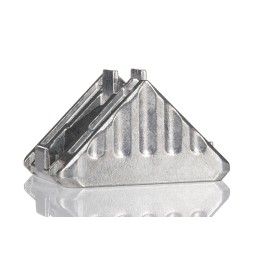 1 Box of 100 - Bosch Rexroth M8 Angle Bracket Connecting Component, Strut Profile 40 mm, Groove Size 10mm