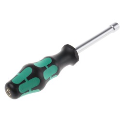 1 pcs - Wera Hexagon Nut Driver, 8 mm Tip, 80 mm Blade, 185 mm Overall