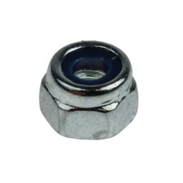 1 Bag of 100 - RS PRO, Bright Zinc Plated Steel Lock Nut, DIN 985, M4