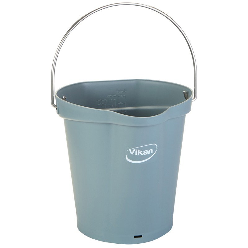 1 pcs - 6L Plastic Grey Bucket With Handle