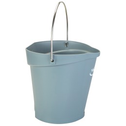 1 pcs - 6L Plastic Grey Bucket With Handle