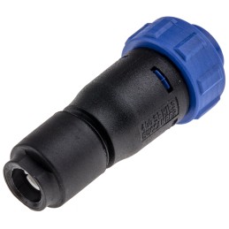 1 pcs - Bulgin Circular Connector, 10 Contacts, Cable Mount, Miniature Connector, Socket, Female, IP68, Buccaneer 400 Series