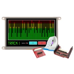 1 pcs - 4D Systems, gen4 7in Arduino Compatible Display with Resistive Touch Screen