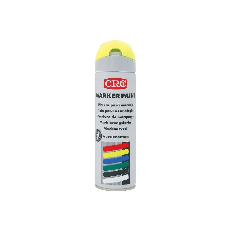 1 pcs - CRC 500ml Yellow Fluorescent Spray Paint