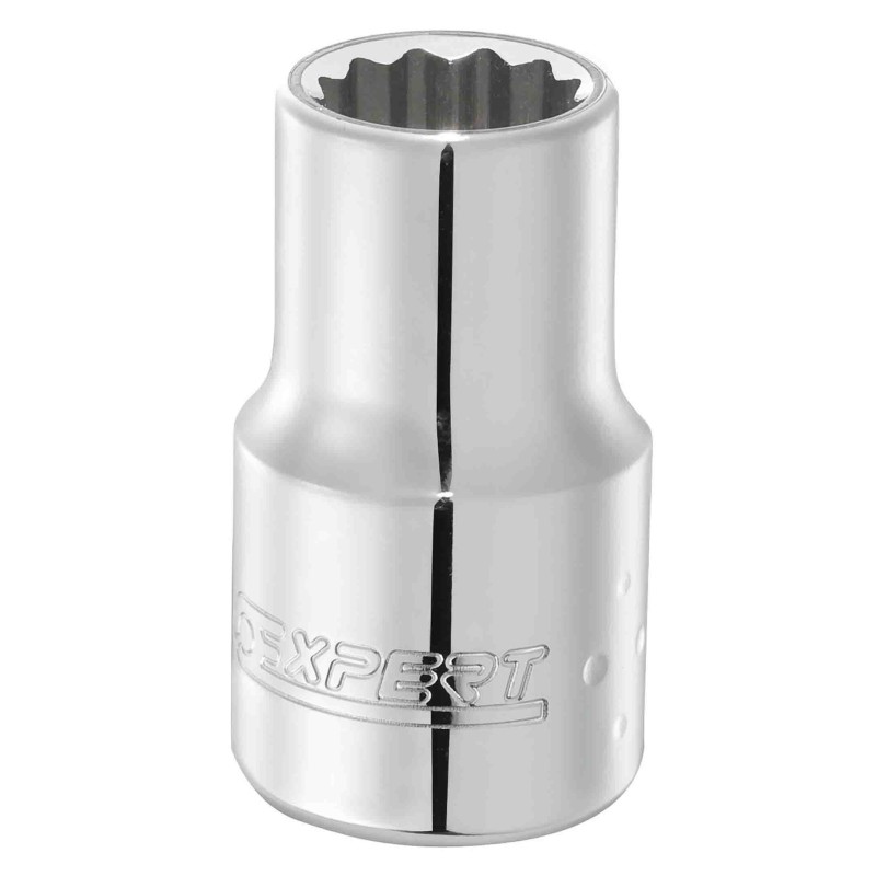 1 pcs - Expert by Facom 1/2 in Drive 30mm Standard Socket, 12 point, 41 mm Overall Length