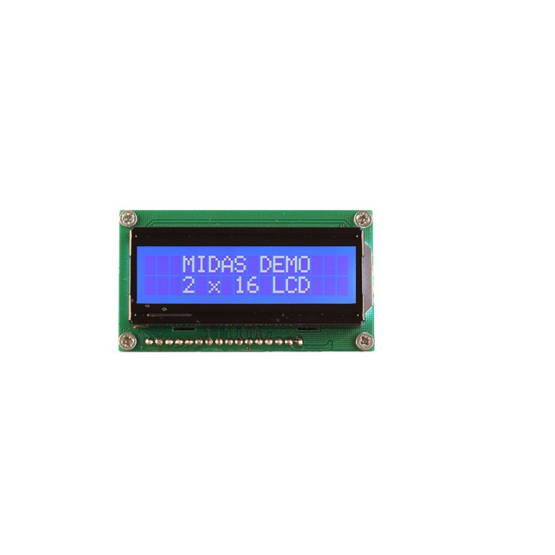 1 pcs - Midas MC21605H6W-BNMLW3.3-V2 LCD LCD Display, 2 Rows by 16 Characters