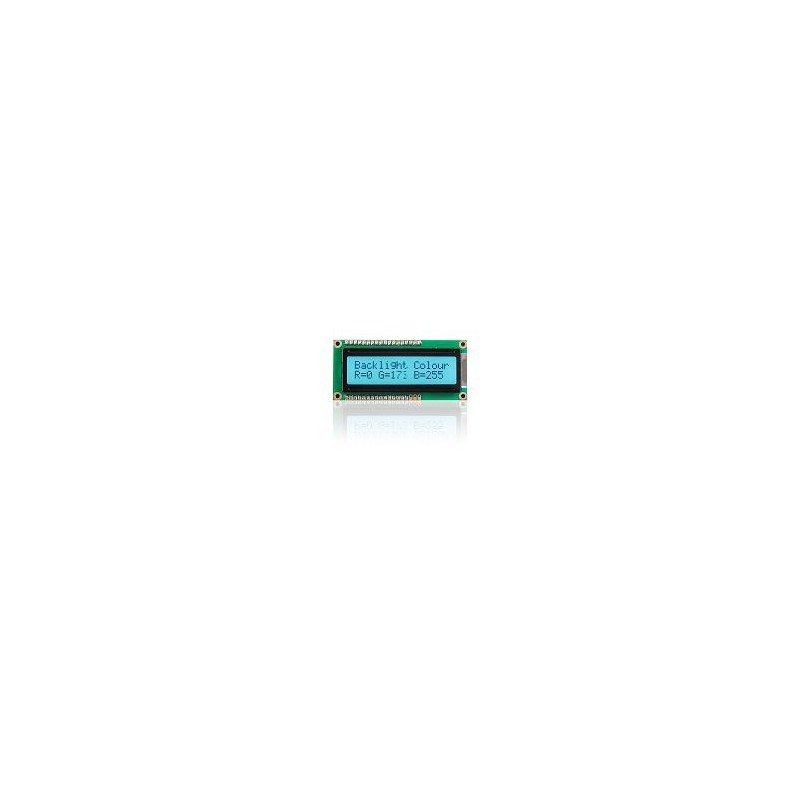 1 pcs - Midas MD21605G6W2-FPTLRGB LCD LCD Display, 2 Rows by 16 Characters