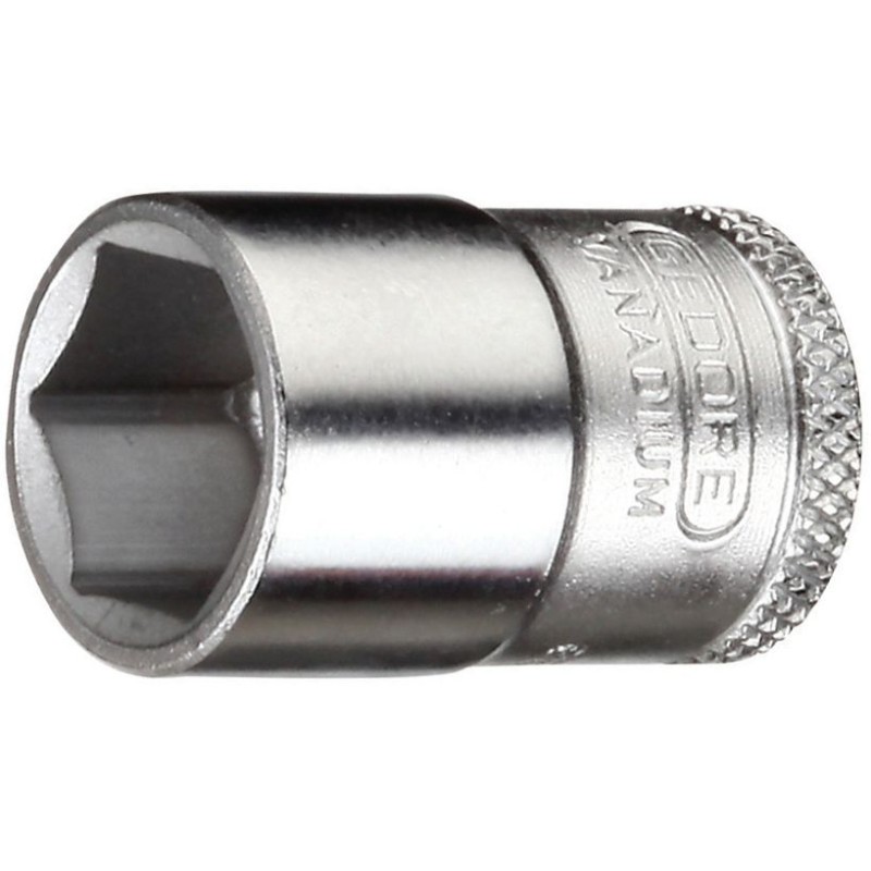 1 pcs - Gedore 3/8 in Drive 17mm Standard Socket, 6 point, 30 mm Overall Length