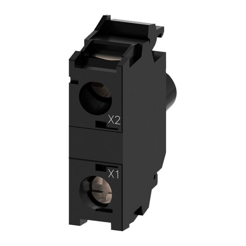 1 pcs - Siemens SIRIUS ACT Light Block - Red, 24 V ac/dc