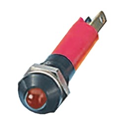 1 pcs - CML Innovative Technologies Red Panel Mount Indicator, 12V, 8mm Mounting Hole Size