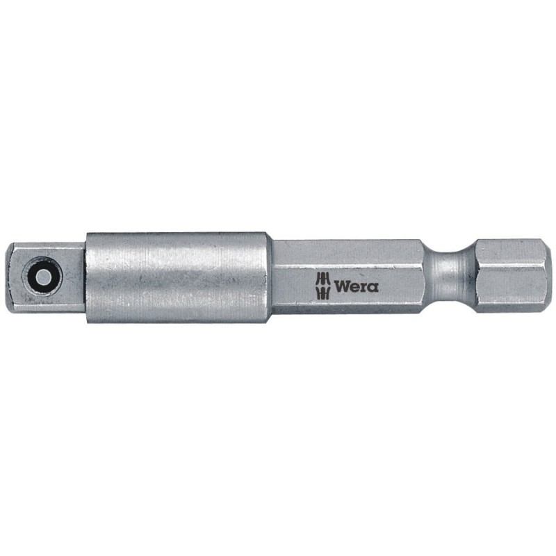 1 pcs - Wera 1/4 in, 3/8 in Square Adapter, 100 mm Overall