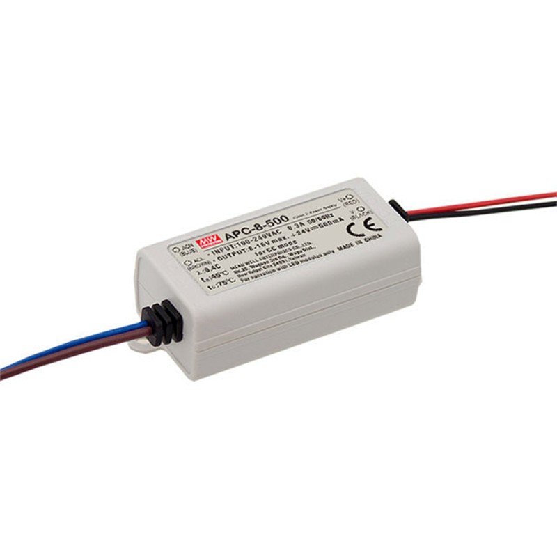 1 pcs - MEAN WELL LED Driver, 5 - 11V Output, 7.7W Output, 700mA Output, Constant Current