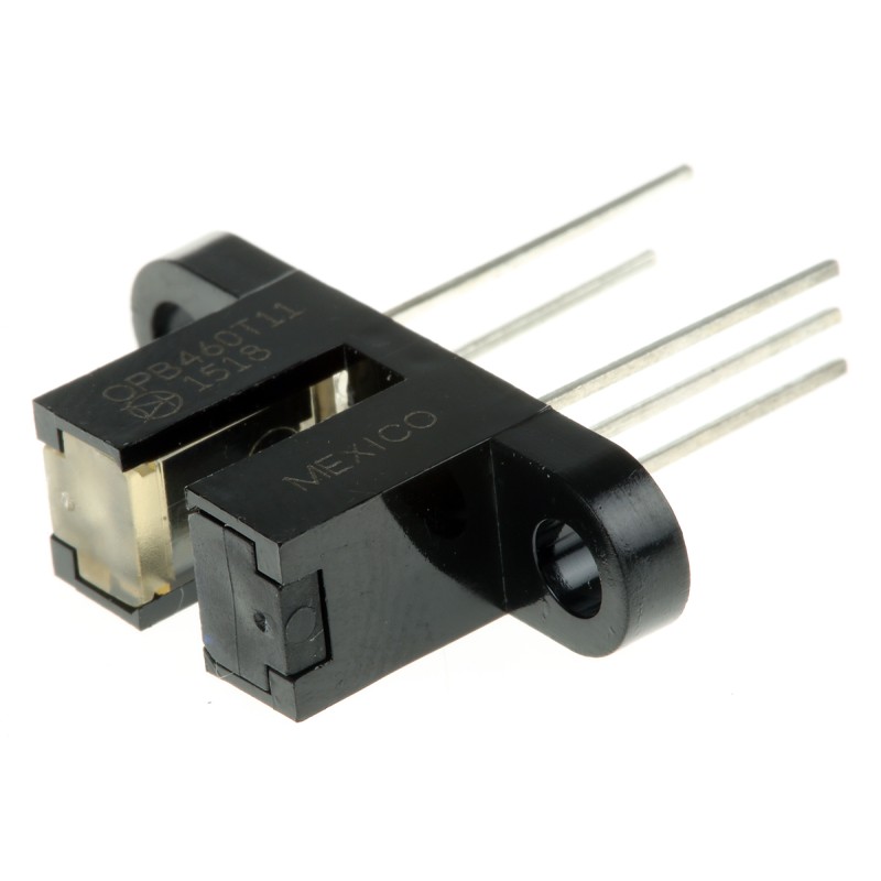 1 pcs - OPB460T11 Optek, Screw Mount Slotted Optical Switch, Buffer, Open-Collector with 10K Pull-Up Resistor Output