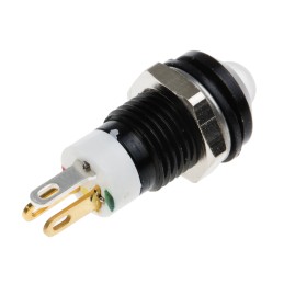 1 pcs - RS PRO Green, Red, Yellow Panel Mount Indicator, 2V dc, 8mm Mounting Hole Size, Solder Tab Termination