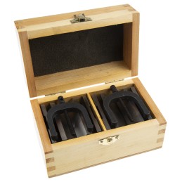 1 pcs - RS PRO Chrome Steel Screw Clamping V-Block, 31.1mm Capacity