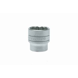 1 pcs - Teng Tools 1/2 in Drive 32mm Standard Socket, 12 point, 43 mm Overall Length