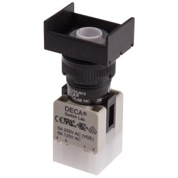 1 pcs - RS PRO Panel Mount Indicator, 250V ac, Faston, Solder Lug Termination, IP65