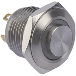 1 pcs - RS PRO Illuminated Push Button Switch, Momentary, Panel Mount, 16mm Cutout, SPST, Yellow LED, 36V dc, IP67