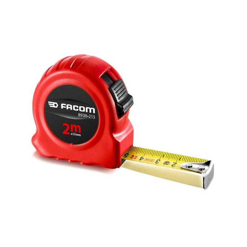 1 pcs - Facom 2m Tape Measure, Metric