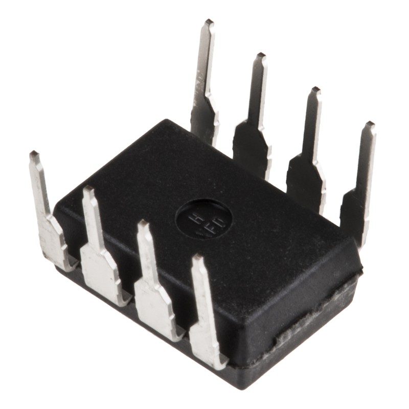 1 pcs - Broadcom, 6N136-000E DC Input Transistor Output Optocoupler, Through Hole, 8-Pin PDIP
