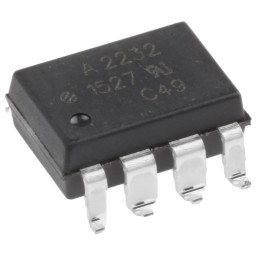 1 pcs - Broadcom, HCPL-2232-300E DC Input Logic Gate Output Dual Optocoupler, Surface Mount, 8-Pin PDIP