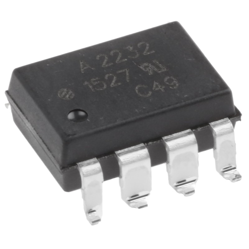 1 pcs - Broadcom, HCPL-2232-300E DC Input Logic Gate Output Dual Optocoupler, Surface Mount, 8-Pin PDIP