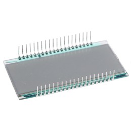 1 pcs - RS PRO 7-Segment LCD Display, Black on Grey, 1 Row by 4 Characters, Reflective