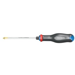 1 pcs - Facom Pozidriv Screwdriver, PZ4 Tip, 200 mm Blade, 325 mm Overall
