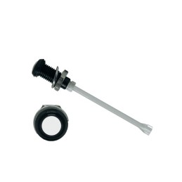 1 pcs - RHD-1640-F9P67PR Bivar, Panel Mount Vertical LED Light Pipe, Clear Round Lens