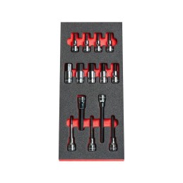 1 pcs - Facom Hexagon Sockets 14 Pieces, Hexagon