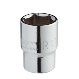 1 pcs - SAM 1/4 in Drive 8mm Standard Socket, 6 point, 25 mm Overall Length