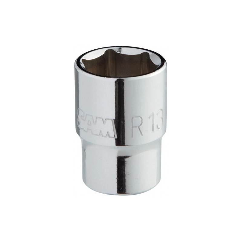 1 pcs - SAM 1/4 in Drive 10mm Standard Socket, 6 point, 22 mm Overall Length