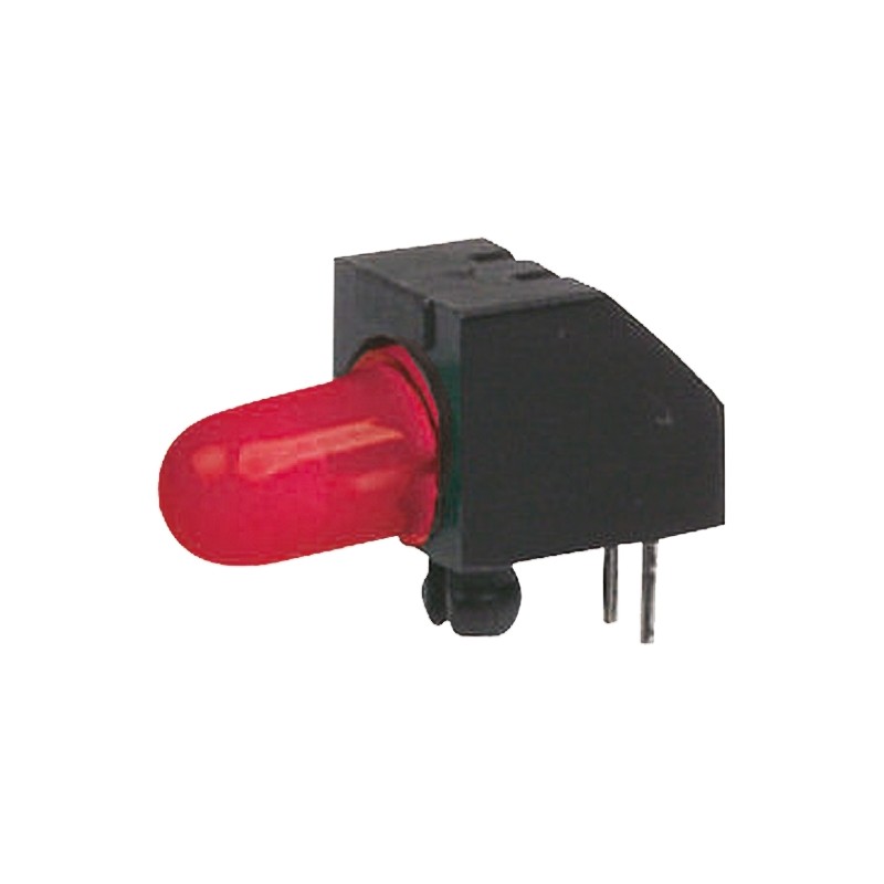 1 pcs - Marl 125-505-04, Red Right Angle PCB LED Indicator, Through Hole 2 V